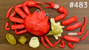 蟹!カニ!かに!ズワイガニ解体パズル / Snow Crab Dissection Puzzle. Japanese Toy