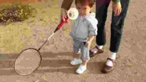 1才4ヶ月 バドミントンに挑戦!2012.5.31